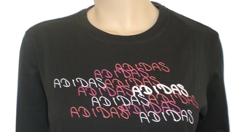 Adidas logo tee damen langarm - logo,